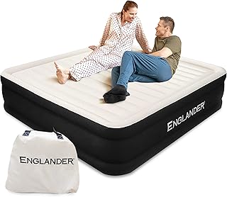 Matelas pneumatique englander california king size avec pompe intégrée - lit gonflable double