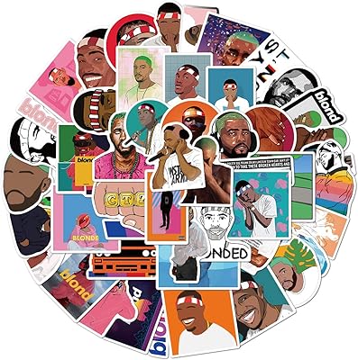 50 pièces hip hop frank ocean autocollants assortis vinyle blond imperméable voiture moto