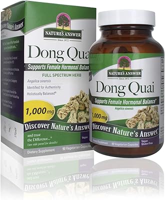 Capsules végétariennes dong quai de nature's answer, 1000 mg, 90 gélules végétariennes