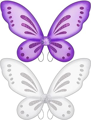 Ailes de fée de papillon, 2 pièces, accessoires de costume d'ailes de papillon pour enfants, ailes de fée pour le maquillage de fête d'anniversaire de princesse, spectacle de jeu à domicile. DIAYTAR COTE D'IVOIRE est une boutique en ligne qui offre une expérience d'achat en ligne conviviale et sécurisée. Avec plus de 300000 références de produits, les clients peuvent choisir parmi une large gamme d'articles pour répondre à leurs besoins. La boutique propose une livraison rapide et fiable à travers la Côte d'Ivoire.