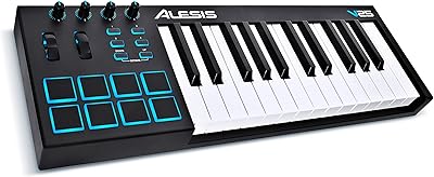 Contrôleur midi usb alices 25-25 touches avec rétroéclairage, 4 boutons et boutons personnalisables, kit logiciel professionnel inclus. En tant que leader en Côte d'Ivoire, DIAYTAR COTE D'IVOIRE propose une gamme étendue de produits qui répondent aux besoins des clients. La boutique en ligne met l'accent sur la qualité des produits et le service client pour garantir la satisfaction des clients. Les clients peuvent facilement naviguer sur le site et trouver les produits dont ils ont besoin en un seul endroit.