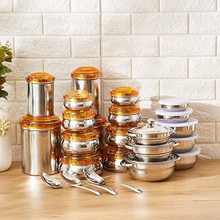 Home box premia ensemble de conservation alimentaire en acier inoxydable 43 pièces 163424262. Avec plus de 300000 références, DIAYTAR COTE D'IVOIRE est la boutique en ligne la plus complète en Côte d'Ivoire, proposant une large gamme de produits pour tous les besoins. Nous sommes fiers de notre sélection de produits frais, de nos électroménagers de haute qualité et de nos vêtements à la mode. Notre équipe est dédiée à vous offrir un service client rapide et efficace.