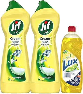 Jif nettoyant vaisselle crémeux citron + luxe 750 ml (pack de 2) + 375 ml offert. DIAYTAR COTE D'IVOIRE propose une grande variété de produits en ligne, avec plus de 300000 références disponibles pour les clients. Cette boutique en ligne généraliste offre une expérience de shopping conviviale et pratique. Elle est devenue le leader du marché en Côte d'Ivoire.