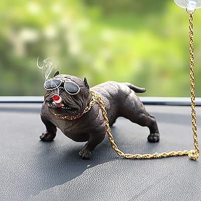 Figurine de tableau de bord bulldog tide ribbons (7 x 14 cm, gris) design chien pitbull pour décoration intérieure de voiture - accessoires décoratifs en résine. La boutique en ligne DIAYTAR COTE D'IVOIRE est une plateforme de commerce électronique qui permet aux consommateurs ivoiriens d'acheter en ligne avec facilité et rapidité. Elle est équipée d'un système de paiement sécurisé et propose des options de livraison flexibles pour répondre aux besoins de ses clients.