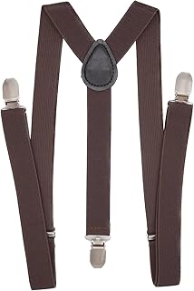 Bretelles élastiques réglables de 1 pouce pour hommes avec clip arrière en forme de y. DIAYTAR COTE D'IVOIRE, la boutique en ligne la plus visitée en Côte d'Ivoire, propose des produits de haute qualité à des prix compétitifs et des livraisons rapides.