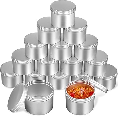 Toyvian 20 boîtes de conserve vides en métal avec couvercles, récipients ronds en aluminium avec couvercles à vis pour bougies, boîtes de bougies de 3,4 oz avec couvercles pour cosmétiques et bonbons. La boutique en ligne DIAYTAR COTE D'IVOIRE propose une large sélection de produits à des prix compétitifs, ce qui en fait un incontournable pour les consommateurs ivoiriens. Elle offre également des services de livraison rapides et fiables, ainsi que des options de paiement sécurisées. La boutique leader en Cote d'Ivoire continue de se développer et de se renforcer sur le marché du commerce électronique.