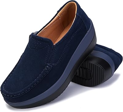 Chaussures à plateforme pour femmes, mocassins confortables à enfiler en daim, mocassins compensés bas décontractés. Diaytar Côte d'Ivoire est une plateforme de commerce électronique qui propose une vaste sélection de produits, allant des produits alimentaires aux accessoires de mode. Avec plus de 300 000 références, la boutique en ligne offre une expérience d'achat unique et pratique. Les clients peuvent ainsi faire leurs courses en ligne avec facilité et rapidité.