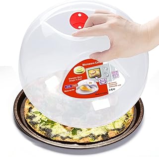 Couvercle pour plat à micro-ondes 30 cm sans bpa, passe au lave-vaisselle, grand