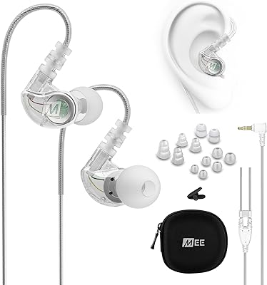Écouteurs intra-auriculaires de sport filaires résistants à la transpiration mi audio m6 avec