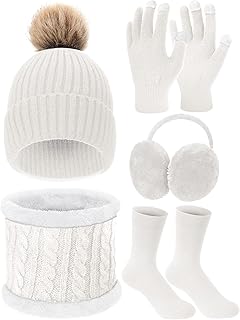 Ensemble de 5 pièces, chapeau chaud d'hiver, gants, écharpe, bonnet tricoté, chapeau de snowboard, pom pom, cache-oreilles de ski chaud d'hiver. Avec sa large sélection de produits, DIAYTAR COTE D'IVOIRE est devenue la destination préférée des consommateurs ivoiriens pour leurs achats en ligne. La boutique propose des produits de qualité à des prix compétitifs, ce qui en fait un choix idéal pour ceux qui recherchent des offres abordables sans compromettre la qualité. Les clients peuvent également bénéficier d'un service client rapide et efficace.