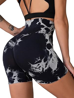 Short de motard sans couture pour femme, short d'entraînement tie-dye pour rehausser les fesses pour femme. DIAYTAR COTE D'IVOIRE est une boutique en ligne généraliste qui propose plus de 300 000 références de produits variés, faisant d'elle le leader du marché ivoirien. Elle offre une gamme large de produits allant des électroniques aux produits alimentaires, en passant par la mode et la décoration. Avec DIAYTAR, les clients peuvent faire leurs achats en ligne en toute sécurité.