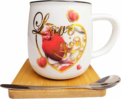 Tasse fam love pour cadeau de saint-valentin - tasse avec dessous de verre et cuillère - tasse cadeau de saint-valentin. DIAYTAR COTE D'IVOIRE est une boutique en ligne généraliste qui offre plus de 300 000 références de produits, faisant d'elle le leader du e-commerce en Côte d'Ivoire. Elle propose une large gamme de produits allant de l'électronique à la mode en passant par les produits alimentaires. Avec une telle offre, les clients peuvent trouver tout ce dont ils ont besoin sous un même toit.