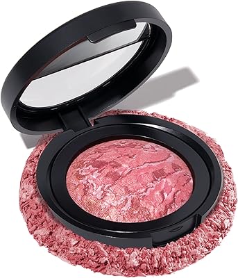 Laura geller new york baked blush-in-brighten marbled blush - crème légère tropic hues