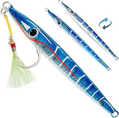Leurres de pêche verticaux en eau salée gifishter, cuillère de pêche lente en métal avec crochets d'aide pour thon, bar, dents de chien, mérou / 200g. DIAYTAR COTE D'IVOIRE est une boutique en ligne généraliste proposant plus de 300 000 références de produits. Elle est leader dans son domaine et propose une large gamme de produits pour répondre aux besoins de sa clientèle. La boutique offre une expérience d'achat en ligne sécurisée et pratique.