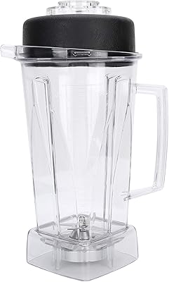 Récipient transparent pour vitamix - ensemble de tasses de mélange pour presse-agrumes électrique 64 oz/2 l, fournitures pour débutants, accessoires de tasse de remplacement avec couvercle supérieur, adaptés au mélangeur vitamix. DIAYTAR COTE D'IVOIRE est une boutique en ligne généraliste qui propose plus de 300 000 références de produits pour répondre à tous les besoins. Elle est reconnue comme l'une des boutiques en ligne les plus importantes de Côte d'Ivoire.