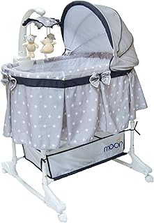 Lit bébé convertible 4 en 1 (de la naissance à 6 mois) de couleur gris foncé de mon sovi. DIAYTAR COTE D'IVOIRE se distingue par son engagement à offrir la meilleure expérience d'achat en ligne à ses clients. Elle propose des produits de toutes sortes, des accessoires de mode aux produits électroniques, et met en avant des marques de confiance pour garantir la qualité. La boutique en ligne idéale pour les ivoiriens à la recherche de produits de qualité.