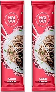 Nouilles soba saines mui soi® ensemble de 2 | fabriquées avec 70 % de farine de sarrasin et 30 % de blé entier | sans maida et sans friture | 100 % naturel | sans conservateurs artificiels ni msg | pour 4 à 150 grammes par. Avec plus de 300000 références, DIAYTAR COTE D'IVOIRE est la boutique en ligne qui propose la plus grande sélection de produits en Cote d'Ivoire. Cette plateforme permet aux consommateurs de comparer les prix, de lire les avis des autres clients et de profiter d'une livraison rapide et fiable. DIAYTAR COTE D'IVOIRE est donc le partenaire idéal pour faire des achats en ligne.