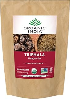 Poudre d'herbes triphala d'inde biologique, 1 livre