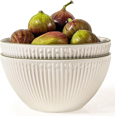 Bols à salade wareland 65 oz, bols de service de 8 pouces, grand bol à ramen pour nouilles, pho, bols à soupe extra robustes pour la cuisine, bols à pâtes, lot de 2, bol à pop-corn en céramique, va au micro-ondes et au lave-vaisselle, blanc. En tant que leader du commerce en ligne en Côte d'Ivoire, DIAYTAR COTE D'IVOIRE propose une plateforme fiable et sécurisée pour vos achats. Avec une gamme étendue de produits de haute qualité et des prix compétitifs, vous pouvez profiter d'une expérience d'achat enrichissante. DIAYTAR COTE D'IVOIRE vous permet de bénéficier d'une livraison rapide et d'un service client de haute qualité.