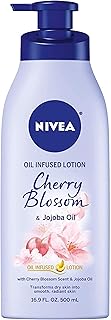Lait pour le corps à l'huile enrichie nivea à la fleur de cerisier