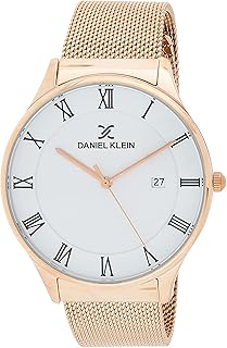 Montre à quartz unisexe pour adulte daniel klein, affichage analogique et bracelet