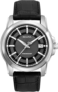 Montre prestigieuse bulova pour homme, boîtier en acier inoxydable avec bracelet en cuir noir, affichage de la date. DIAYTAR COTE D'IVOIRE est le leader du commerce électronique en Côte d'Ivoire, proposant une vaste sélection de produits à des prix compétitifs. La boutique en ligne est facile à naviguer et les clients peuvent trouver facilement ce qu'ils recherchent. Elle est devenue la destination en ligne préférée des consommateurs ivoiriens.