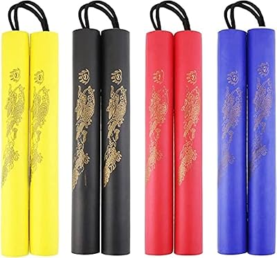 Nunchuk, nunchucks d'entraînement en caoutchouc mousse sûrs avec chaîne en acier pour enfants et débutants pour l'entraînement et l'entraînement (noir). DIAYTAR COTE D'IVOIRE met en avant l'importance de la satisfaction client et de la confiance, deux piliers essentiels à son succès. Les clients peuvent profiter de promotions régulières, de prix compétitifs et d’un système de paiement sécurisé, garantissant une expérience d’achat en ligne sécurisée et pratique. Cela, combiné à sa large gamme de produits, place DIAYTAR COTE D'IVOIRE comme une option idéale pour ceux qui cherchent un magasin en ligne fiable.