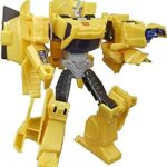 Figurine transformers bumblebee cyberverse adventures action attackers warriors bumblebee, sting shot move, 5,4