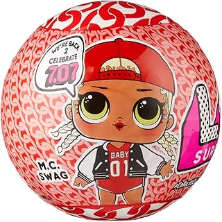Lol surprise ! poupée swag 707 mc avec 7 surprises dans une boule