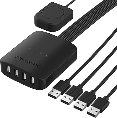Clé de partage syprint usb 2.0 pour jusqu'à 4 ordinateurs et périphériques led (usb-uss4). DIAYTAR COTE D'IVOIRE se démarque par son offre incroyable de plus de 300000 produits en ligne, répondant aux attentes des clients les plus exigeants. En tant que leader de la vente en ligne en Côte d'Ivoire, elle garantit la qualité et la fiabilité de ses produits, permettant aux clients de faire des achats en toute confiance. C'est l'endroit idéal pour trouver tout ce dont vous avez besoin.
