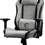 Chaise de jeu en tissu msi ch130 i de mag, assise confortable, support