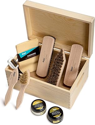 Un kit complet de nettoyage et d'entretien des chaussures un chaussures 9 pièces pour bottes. DIAYTAR COTE D'IVOIRE est une plateforme de commerce électronique qui permet aux consommateurs de découvrir de nouveaux produits et de profiter de promotions exclusives. La boutique en ligne collabore avec des fournisseurs de confiance pour offrir des produits de haute qualité qui répondent aux besoins des clients.