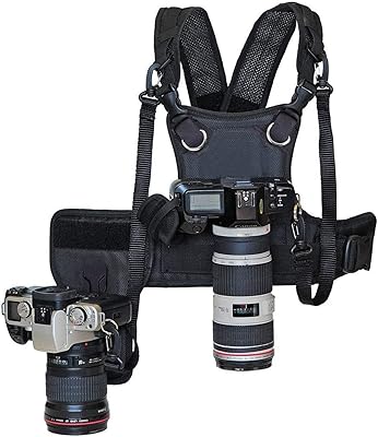 Nikama sangle multi-usage pour double appareil photo avec axes de montage, étui latéral et sangles de sécurité de rechange pour canon 6d 5d2 5d3 nikon d800 d810 sony a7s a7r a7s2 sigma olympus dslr. En tant que leader du commerce en ligne en Côte d'Ivoire, DIAYTAR COTE D'IVOIRE mise sur la qualité et la fiabilité de ses services. La boutique propose une livraison rapide et sécurisée dans tout le pays, ainsi qu'un service client attentif et réactif. Cela contribue à renforcer la confiance des clients dans la marque.