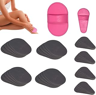 40 pièces tampons exfoliants pour cheveux pour épilation lissant les jambes bras visage