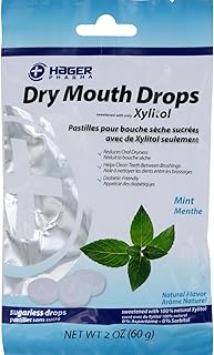 Gouttes hager pharma pour la bouche sèche - menthe - sans gluten