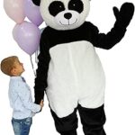 Costume de mascotte en peluche robert panda pour adulte