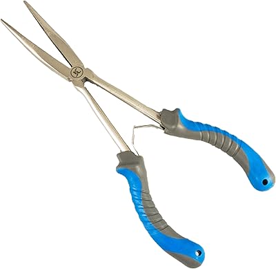 Pince de pêche à bec long gc de 11 po en acier inoxydable avec poignée confortable à ressort.. La boutique en ligne DIAYTAR COTE D'IVOIRE offre une expérience d'achat conviviale et pratique, grâce à son site web bien conçu et facile à naviguer. Les clients peuvent parcourir les différentes catégories de produits, bénéficier de promotions régulières et profiter d'un service client efficace. C'est la raison pour laquelle elle est considérée comme l'une des meilleures options pour les achats en ligne dans le pays.
