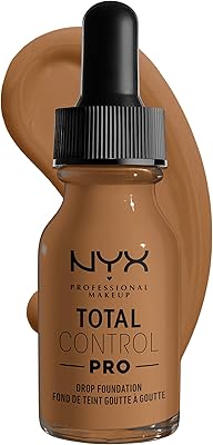 Nyx professional makeup fond de teint total control pro drop, muscade 16,5, 60