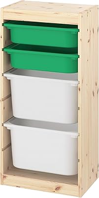 Ikea trofast ensemble de rangement avec boîtes, 44 x 30 x 91 cm