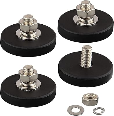 Base magnétique en néodyme, 4 pièces avec revêtement en caoutchouc et filetage mâle m6, support magnétique extra puissant pour lumière, appareil photo, gadgets et équipements. DIAYTAR COTE D'IVOIRE est une boutique en ligne généraliste qui propose plus de 300 000 références de produits. Elle est considérée comme l'une des boutiques en ligne leaders en Côte d'Ivoire, offrant une large gamme de produits pour répondre aux besoins de sa clientèle. Elle mise sur la qualité et la rapidité de livraison pour satisfaire ses clients.