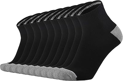 Kmm chaussettes à coussin épais en coton pour hommes, chaussettes basses pour sports