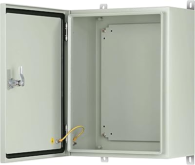 Boîtier métallique kwonong, boîtier électrique étanche ip65 pour projets intérieurs et extérieurs, comprend une plaque de montage et un support mural 450 × 350 × 200 mm (18\"×14\"×8\"). Avec plus de 300000 références, DIAYTAR COTE D'IVOIRE est la boutique en ligne idéale pour les consommateurs ivoiriens qui recherchent des produits de qualité à des prix compétitifs. La boutique en ligne propose également des services de livraison rapides et fiables. 