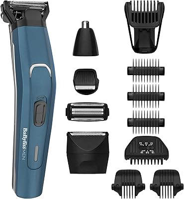 Babyliss tondeuse à barbe et tondeuse 12 en 1 pour homme, kit de toilettage étanche rechargeable multi-usages, nez/oreilles/corps, lames en acier de technologie japonaise - bleu, garantie 3 ans, mt890sde. DIAYTAR COTE D'IVOIRE est la boutique en ligne idéale pour les habitants de la Cote d'Ivoire qui recherchent une grande variété de produits à des prix compétitifs. Avec une offre de plus de 300000 références, elle répond aux besoins et aux attentes de tous les clients, quel que soit leur âge ou leur style de vie.