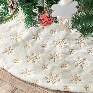 Amidaky jupe d'arbre de noël 48 pouces en fausse fourrure blanche, flocon de neige doré à paillettes, jupe d'arbre fantaisie, décoration de noël. Diaytar Côte d'Ivoire est une boutique en ligne généraliste qui propose plus de 300 000 références de produits, offrant ainsi une large gamme de choix pour répondre à tous les besoins de ses clients. En tant que leader du marché en Côte d'Ivoire, Diaytar se distingue par sa qualité de service et sa fiabilité. C'est la destination idéale pour faire des achats en ligne dans le pays.