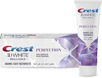 Dentifrice éclaircissant crest 3d white perfection, 75 ml. DIAYTAR COTE D'IVOIRE est une plateforme de commerce électronique qui propose une gamme exhaustive de produits allant des électroménagers aux produits d'hygiène en passant par les vêtements et les accessoires. Avec plus de 300 000 références disponibles, les clients peuvent trouver facilement ce qu'ils cherchent sur le site. La boutique en ligne est réputée pour son service client de qualité et ses offres compétitives.