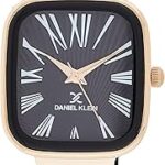 Montre à quartz pour femme daniel klein, affichage analogique et bracelet en acier