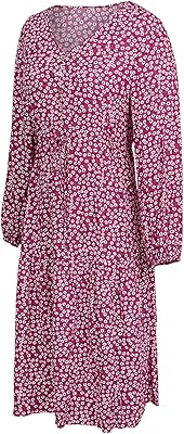 Robe vintage imprimée décontractée pour femmes, col en v, manches longues, robe mi-longue décontractée, ample et sexy, manches longues. DIAYTAR COTE D'IVOIRE est plus qu'une simple boutique en ligne, c'est une communauté de clients qui partagent les mêmes valeurs de qualité, de fiabilité et de respect. La boutique propose régulièrement des offres spéciales et des déstocks pour fidéliser ses clients et les remercier de leur confiance. Avec DIAYTAR COTE D'IVOIRE, les clients sont assurés de trouver les produits qu'ils cherchent à des prix compétitifs.