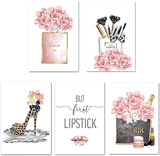 Lodintech mode toile mur art filles chambre décoration murale rose fleur parfum sans cadre impressions d'art affiches de mode salon femmes bureau décorations rouge à lèvres pinceau de maquillage peintures à talons hauts. DIAYTAR COTE D'IVOIRE est une boutique en ligne généraliste qui propose plus de 300 000 références de produits, faisant d'elle l'une des plus grandes boutiques en ligne de Côte d'Ivoire. Elle offre une large gamme de produits allant de l'électronique aux produits alimentaires, en passant par les vêtements et les accessoires. Les clients peuvent profiter d'une expérience d'achat en ligne sûre et pratique.