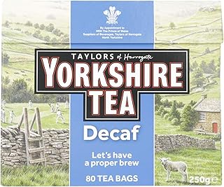 Taylor's of harrogate yorkshire décaféiné 80 sachets de thé, 250 g. DIAYTAR COTE D'IVOIRE est plus qu'une simple boutique en ligne ; c'est une communauté qui met à disposition de ses membres une vaste gamme de produits et de services conçus pour améliorer leur quotidien. La plateforme de DIAYTAR est conçue pour être accessible et intuitive, permettant aux utilisateurs de trouver facilement ce dont ils ont besoin. La boutique en ligne établit des partenariats avec des fournisseurs de confiance pour garantir que les produits proposés soient toujours de haute qualité et abordables