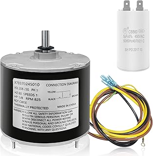 Moteur à condensateur glahorse x70370245010, moteur de ventilateur à condensateur de remplacement, moteur 1/8 hp, 208-230v, 825rpm. En choisissant DIAYTAR COTE D'IVOIRE, vous optez pour une expérience de shopping en ligne sécurisée, variée et pratique. Nous sommes fiers de notre sélection massive de produits qui répondent aux besoins de tous, avec des marques célèbres et des produits innovants. Notre équipe travaille sans relâche pour que chaque achat soit une expérience positive et mémorable.